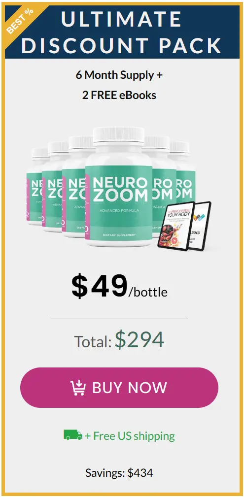 Neurozoom Buy 6 Bottle